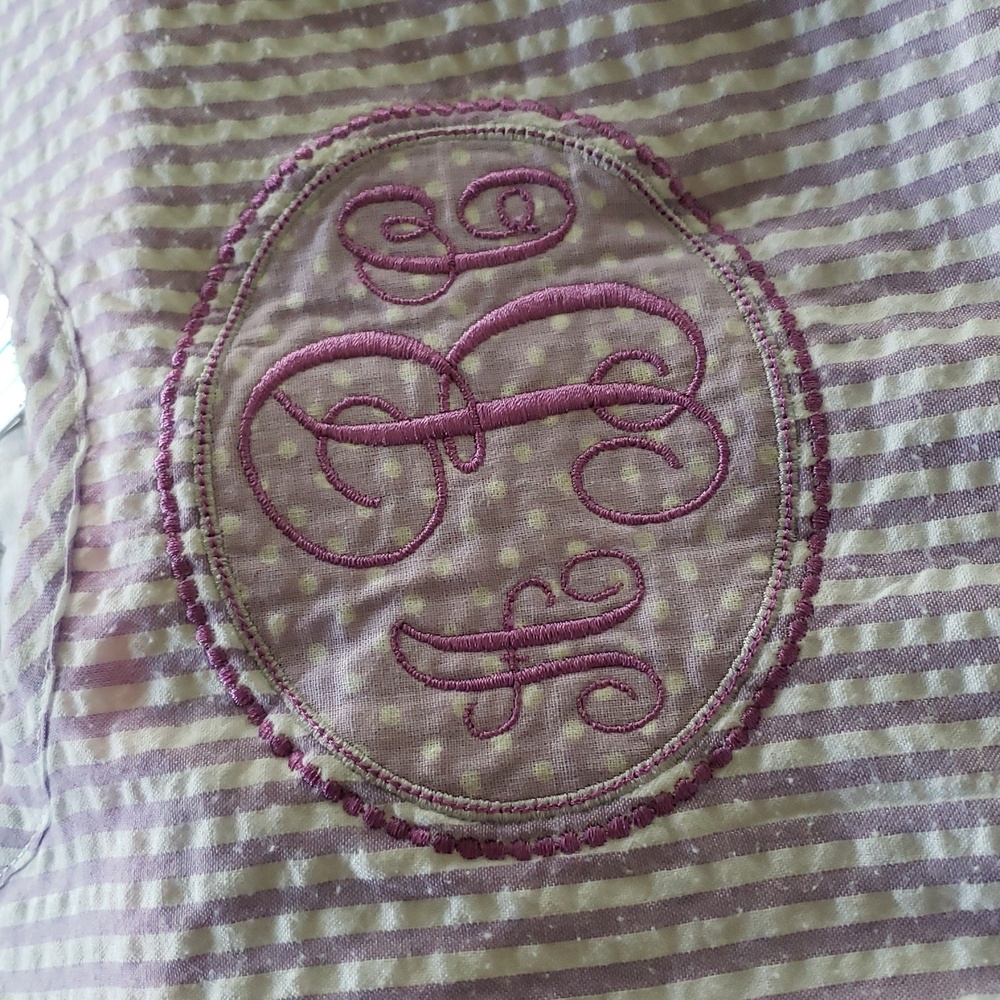 aBc Seersucker Monogram Sundress - Picture 9 of 9